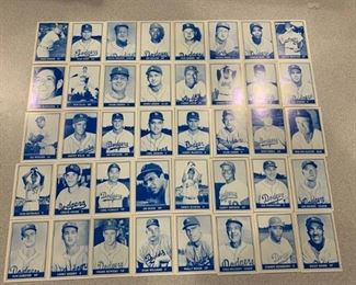 Reprinted Team Set 1959 Los Angeles Dodgers World Champions