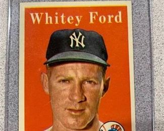 1958 Topps #320 Whitey Ford Excellent Condition