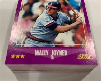 40 Card Investment Lot 1988 Score #7 Wally Joyner