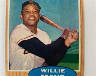 1962 Topps #395 Willie Mays NL All-Star
