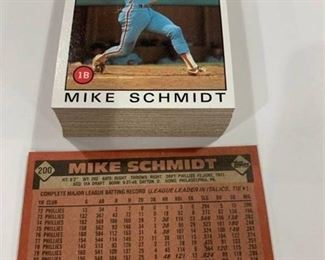 Investment Lot of 50 1986 Topps #200 Mike Schmidt