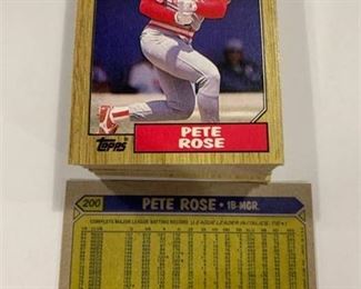 Investment Lot of 60 1987 Topps #200 Pete Rose