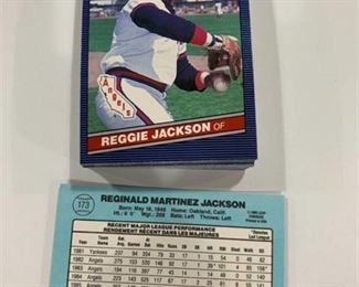 Investment Lot of 50 1986 Leaf #173 Reggie Jackson Cards (2 of 2)