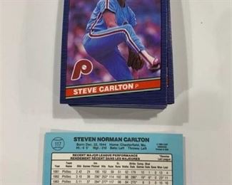 50 Card Investment Lot 1986 Leaf #117 Steve Carlton