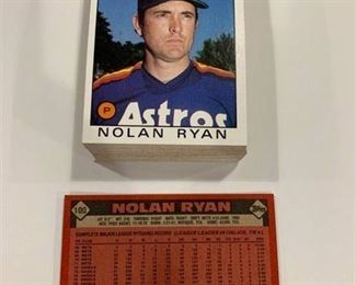 50 Card Investment Lot 1986 Topps #100 Nolan Ryan
