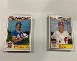 Lot of 2 1985 Topps 1984 All-Star 22 Card Set