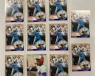 12 Card Andre Dawson Lot 1979 Topps #358, 1983 Topps #680(x11)