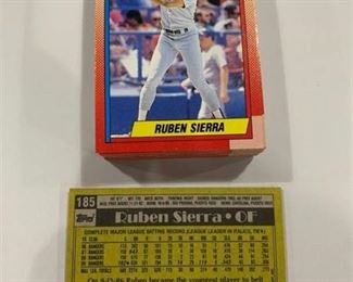 Lot of 50 1990 Topps #185 Ruben Sierra
