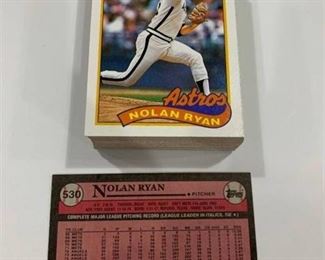 Investment Lot of 50 1989 Topps #530 Nolan Ryan