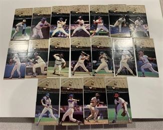 Set of 18 1985 Leaf-Donruss All Star Game Pop-up Player Cards