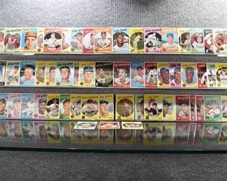 Lot of 55 1959 Topps Baseball Cards -Includes Bill Mazeroski -See photos for Details and Complete List