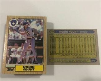 Investment Lot of 50 1987 Topps #773 Robin Yount Cards