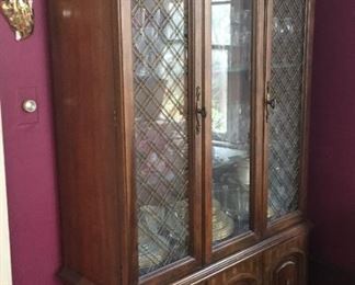 China cabinet - matches dining room table and chairs.