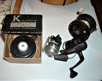 Vintage fishing reels