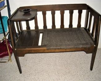 Antique conversation bench