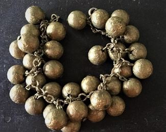 Brass 1940s bracelet $35