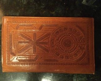 Mexican Hand tooled bill fold