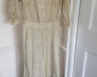 Victorian cotton dress