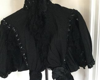 Victorian Mourning jacket $350