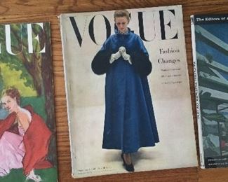 Vogue, HarpersBazaar, etc. $40 per 1930s1950s