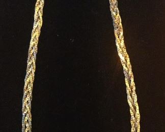 3 Siver Rope Necklace $60
