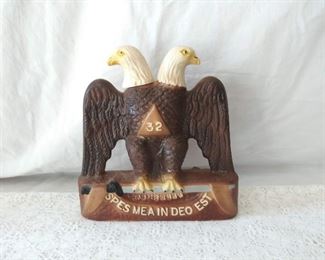 Masonic Decanter- Double Headed Eagle
