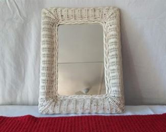 Wicker Wall Mirror