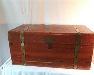 Vintage Wooden Trunk