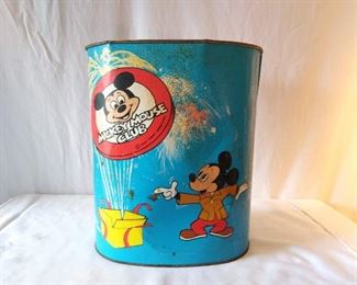 Mickey Mouse Club Trash Can