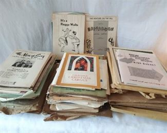 Vintage Sheet Music Lot (Lot 711)