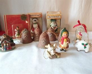 Heirloom Doll Christmas Ornament Lot