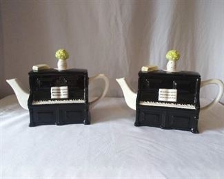 Vintage Lillian Vernon Piano Teapots
