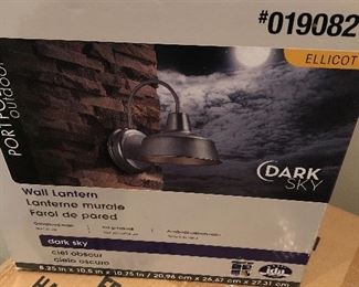 $16 / Brand new galvanized wall lantern
