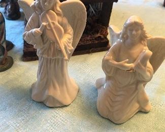 $16 both / Cute Lenox figurines (one has broken bow for violin)