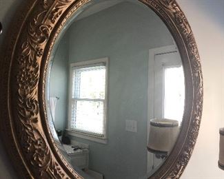 $125/ Carolina round decorative mirror