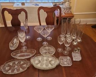 Glass Cups and Trays