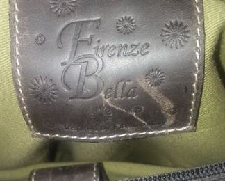 Leather Firenze Bella carry on bag