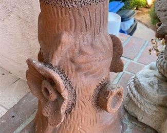 Terracotta pedestal $40.