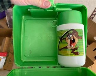 vintage Tasmanian devil lunch box set