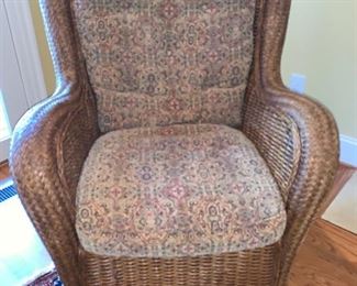 Henry Link Wicker Arm Chair