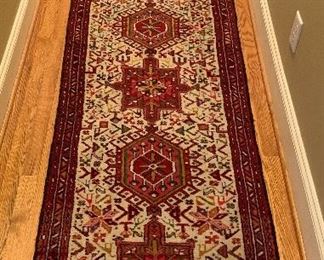 Approx. 12'7"x2'6' Hand Woven Runner