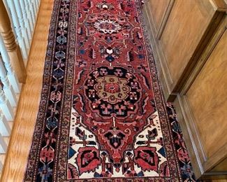 10'10"x3'10" Hand Woven Persian Area Rug, Ahar, Iran.