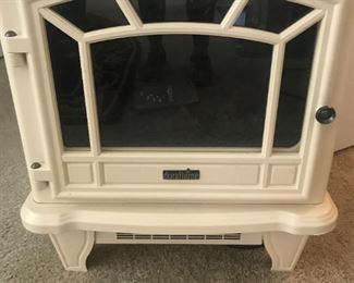 Duraflame Infrared Fireplace with Remote Control.  What is more romantic than that?  There are 5 in the house all in different colors.  QVC purchase at $100, we have them for $40 and $60