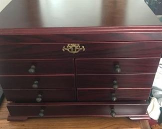 Jewelry Box, yes we have some costume pieces available, possibly some vintage gold 