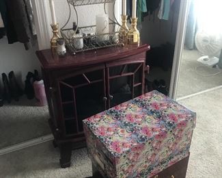 Duraflame Infrared Fireplace with Remote.  Cigar Humidor