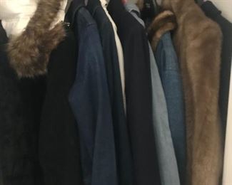 Nice coats, leather, suede and faux fur
