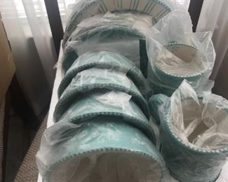 Temp-tations dinnerware set, multiples throughout the esate.