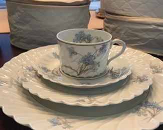 LOVE, LOVE, LOVE this Haviland Limoge Bergere service for 12.  Impeccably kept, in excellent condition. This item will not be out for public display.  If you are interested, please contact Poppy Estate Sales.  Accepting bids only, not first come first served.