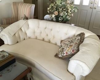 Two  Beautiful white sofas