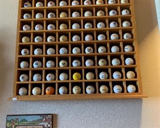 Golf ball collection and holder
